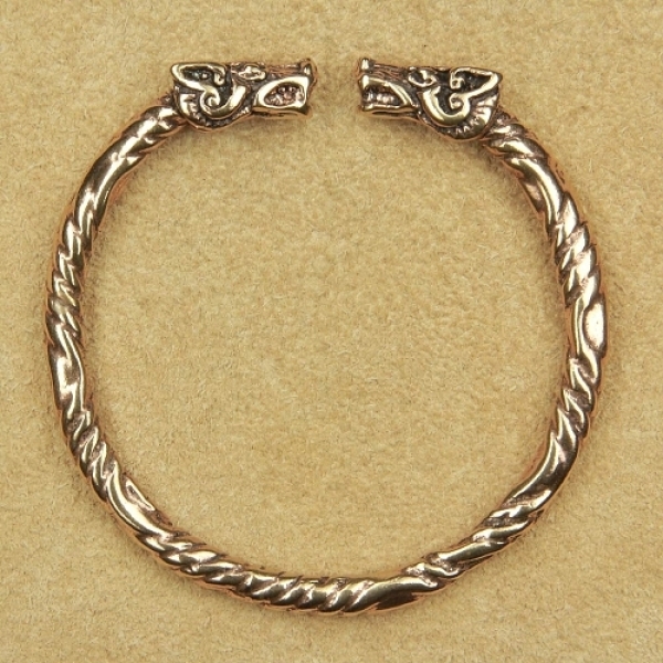 Armspange - BRONZE - Himmelswölfe - Hati und Skalli Armspange - BRONZE - Himmelswölfe - Hati und Skalli