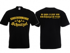 T-Hemd - Sonderkommando Schnitzel - schwarz/gold T-Hemd - Sonderkommando Schnitzel - schwarz/gold