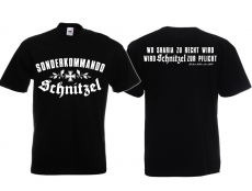 Frauen T-Shirt - Sonderkommando Schnitzel - schwarz/weiß Frauen T-Shirt - Sonderkommando Schnitzel - schwarz/weiß