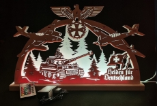 Lichterbogen LED - Helden für Deutschland - handarbeit Lichterbogen LED - Helden für Deutschland - handarbeit