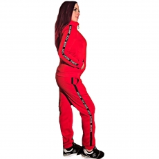 Frauen Freizeitanzug/Trainingsanzug - Good Night left Side - rot - Set - Hose&Jacke +++RAUSVERKAUF+++ Frauen Freizeitanzug/Trainingsanzug - Good Night left Side - rot - Set - Hose&Jacke +++RAUSVERKAUF+++