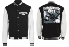 College Jacke - schwarz/weiß - Sonderkommando Elbe College Jacke - schwarz/weiß - Sonderkommando Elbe