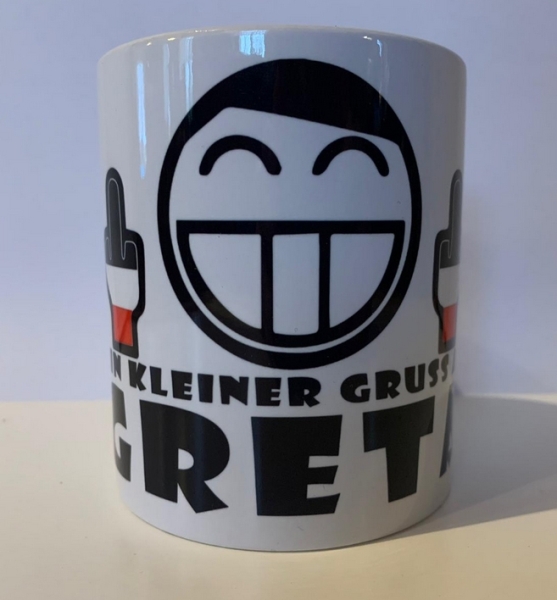 Tasse - Gruß an Greta Tasse - Gruß an Greta