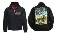Harrington Jacke - bedruckt - schwarz - Afrika Korps Harrington Jacke - bedruckt - schwarz - Afrika Korps