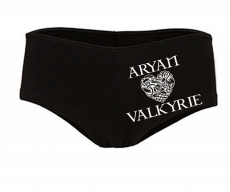 Frauen Hotpants - Aryan Valkyrie - keltisches Herz - schwarz/weiß Frauen Hotpants - Aryan Valkyrie - keltisches Herz - schwarz/weiß