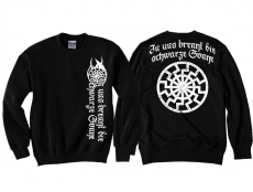 Pullover - In uns brennt die Schwarze Sonne - schwarz/weiß Pullover - In uns brennt die Schwarze Sonne - schwarz/weiß
