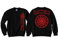 Pullover - In uns brennt die Schwarze Sonne - schwarz/rot Pullover - In uns brennt die Schwarze Sonne - schwarz/rot