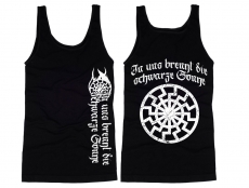 Muskelshirt/Tank Top - In uns brennt die Schwarze Sonne - schwarz/weiss Muskelshirt/Tank Top - In uns brennt die Schwarze Sonne - schwarz/weiss