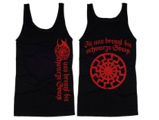 Muskelshirt/Tank Top - In uns brennt die Schwarze Sonne - schwarz/rot Muskelshirt/Tank Top - In uns brennt die Schwarze Sonne - schwarz/rot