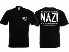 T-Hemd - NAZI - Nicht An Zwangsimpfung Interessiert - Motiv2 T-Hemd - NAZI - Nicht An Zwangsimpfung Interessiert - Motiv2
