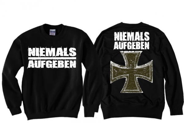 Pullover - Niemals Aufgeben - Motiv 2 Pullover - Niemals Aufgeben - Motiv 2