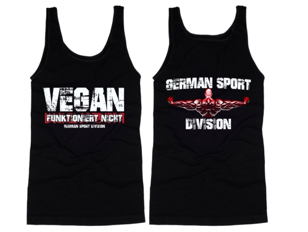 Muskelshirt/Tank Top - German Sport Division - Vegan funkioniert nicht Muskelshirt/Tank Top - German Sport Division - Vegan funkioniert nicht