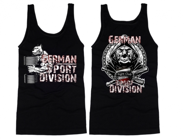 Muskelshirt/Tank Top - German Sport Division - Kämpfer Muskelshirt/Tank Top - German Sport Division - Kämpfer