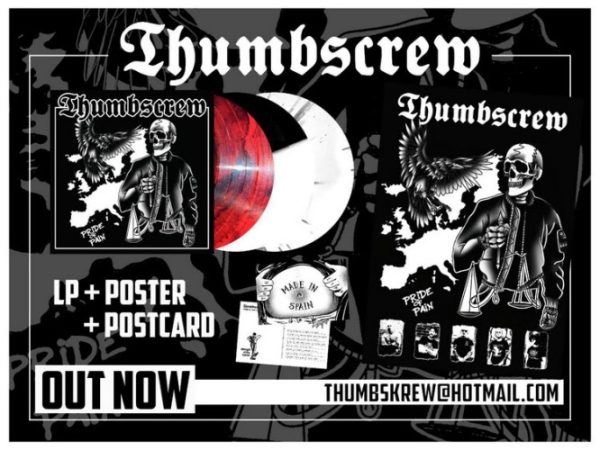 Thumbscrew - Pride of pain LP - schwarz/weiß Thumbscrew - Pride of pain LP - schwarz/weiß
