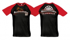 Raglan T-Shirt - Sonnenstudio 88 - Neue Generation - schwarz/rot Raglan T-Shirt - Sonnenstudio 88 - Neue Generation - schwarz/rot