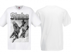 Frauen T-Shirt - Stuka Angriff -weiß Frauen T-Shirt - Stuka Angriff -weiß