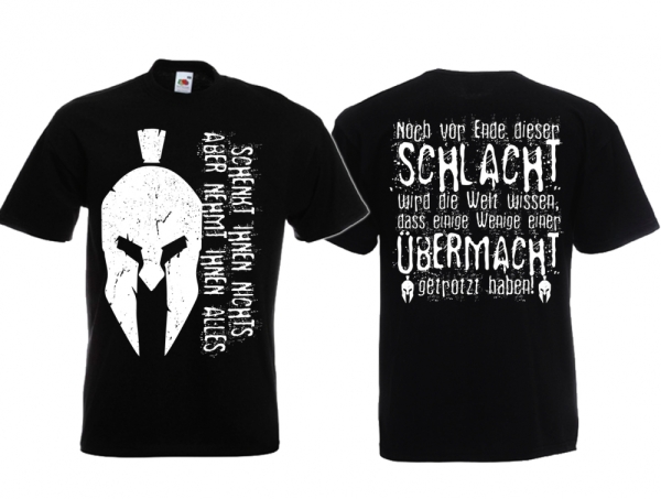 Frauen T-Shirt - Sparta - Schenkt Ihnen nichts - Nehmt Ihnen alles - schwarz/weiß Frauen T-Shirt - Sparta - Schenkt Ihnen nichts - Nehmt Ihnen alles - schwarz/weiß
