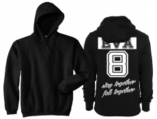 Partner Partner Kapuzenpullover - Eva - Druck hinten Partner Partner Kapuzenpullover - Eva - Druck hinten