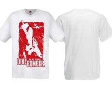 Frauen T-Shirt - Dive Bomber - Ju 87 Stuka - weiss/rot Frauen T-Shirt - Dive Bomber - Ju 87 Stuka - weiss/rot