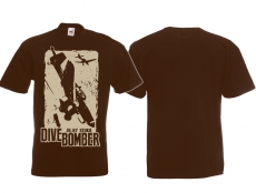 Frauen T-Shirt - Dive Bomber - Ju 87 Stuka - braun/beige Frauen T-Shirt - Dive Bomber - Ju 87 Stuka - braun/beige
