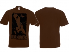 Frauen T-Shirt - Dive Bomber - Ju 87 Stuka - braun/schwarz Frauen T-Shirt - Dive Bomber - Ju 87 Stuka - braun/schwarz