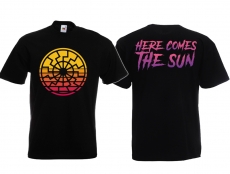 T-Hemd - Retro - Schwarze Sonne - Here comes the Sun T-Hemd - Retro - Schwarze Sonne - Here comes the Sun