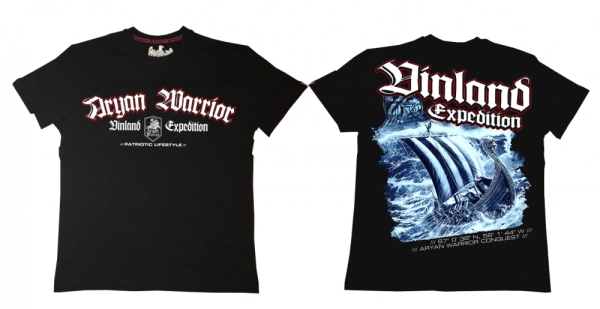 Premium Shirt - Aryan Warrior - Vinland Expedition - schwarz Premium Shirt - Aryan Warrior - Vinland Expedition - schwarz