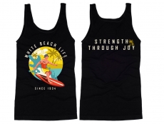 Muskelshirt/Tank Top - White Beach Life Muskelshirt/Tank Top - White Beach Life
