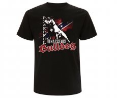 Frauen T-Shirt - Bulldog - Powerful - Südstaaten Fahne Frauen T-Shirt - Bulldog - Powerful - Südstaaten Fahne