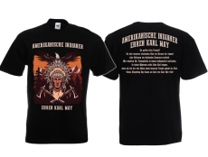 Frauen T-Shirt - Indianer - Amerikanische Indianer ehren Karl May - schwarz Frauen T-Shirt - Indianer - Amerikanische Indianer ehren Karl May - schwarz