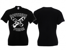 Frauen T-Shirt - Southern Pride - schwarz/weiß Frauen T-Shirt - Southern Pride - schwarz/weiß