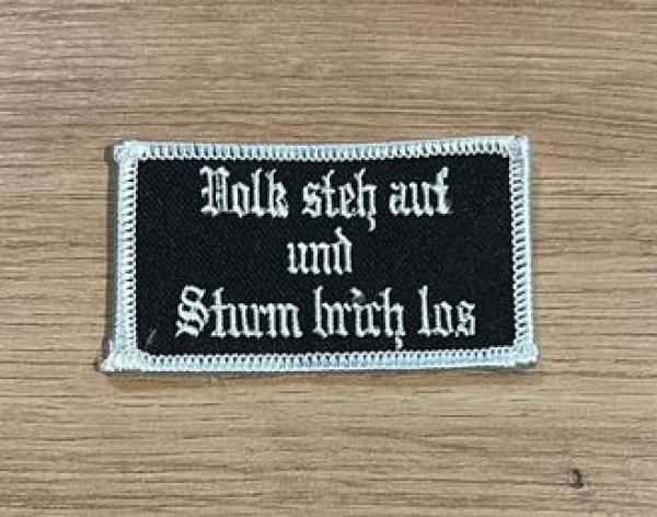 Aufnäher - Volk steh auf+++Einzelstück+++