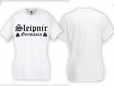 Frauen T-Shirt - Sleipnir - Germania - Motiv 2 - weiss Frauen T-Shirt - Sleipnir - Germania - Motiv 2 - weiss