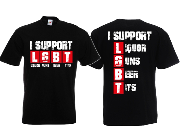 T-Hemd - I Support LGBT T-Hemd - I Support LGBT