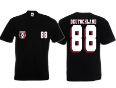 T-Hemd - Fußball - Deutschland - Trikot 88 - Motiv 1 T-Hemd - Fußball - Deutschland - Trikot 88 - Motiv 1