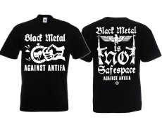 Frauen T-Shirt - Black Metal - Against Antifa - Motiv 2 Frauen T-Shirt - Black Metal - Against Antifa - Motiv 2