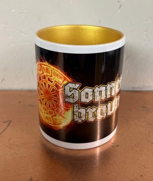 Tasse - gold - Sonnenbraun Tasse - gold - Sonnenbraun