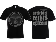 Frauen T-Shirt - Gesichert Rechtsextrem - Motiv 1 Frauen T-Shirt - Gesichert Rechtsextrem - Motiv 1