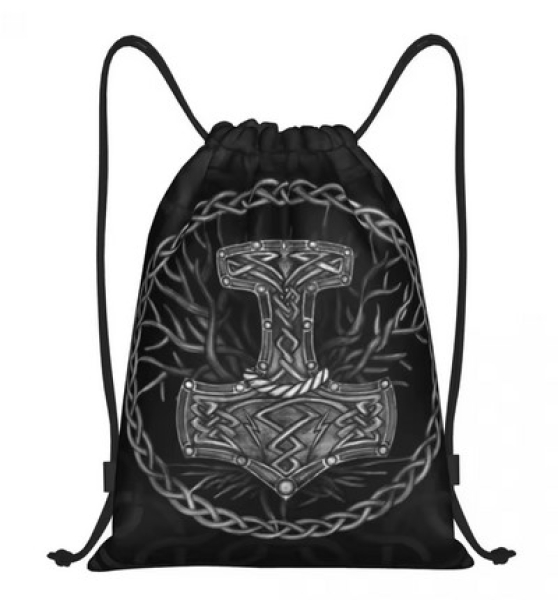 Rucksack mit Kordelzug - Thors Hammer - Motiv 2 Rucksack mit Kordelzug - Thors Hammer - Motiv 2