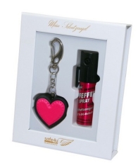 Geschenkbox: Herz-Alarm + Pfefferspray Lady Pink Schutzengel Geschenkbox: Herz-Alarm + Pfefferspray Lady Pink Schutzengel