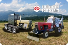 Blechschild - VEB Kombinat Fortschritt ( 438 ) Blechschild - VEB Kombinat Fortschritt ( 438 )