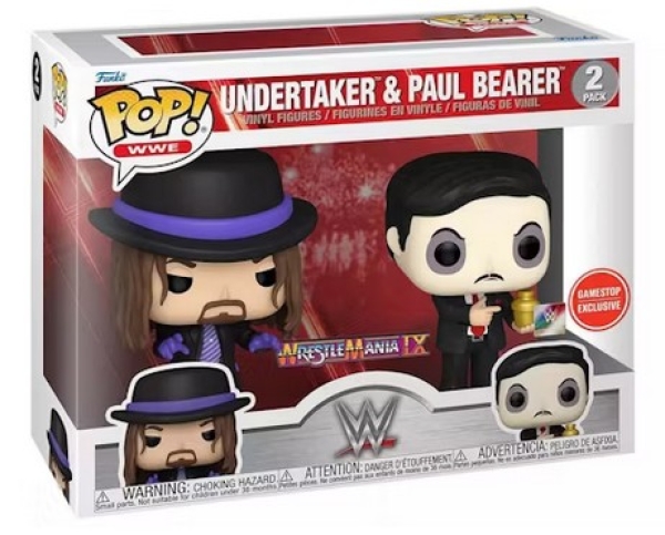 Funko Pop - WWE - Wrestlemania IX Undertaker & Paul Bearer - GameStop Exklusives 2er-Pack mit PIN +++EINZELSTÜCK+++ Funko Pop - WWE - Wrestlemania IX Undertaker & Paul Bearer - GameStop Exklusives 2er-Pack mit PIN +++EINZELSTÜCK+++
