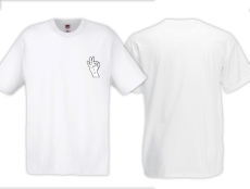 T-Hemd - White Power - Logo - Modern - weiß T-Hemd - White Power - Logo - Modern - weiß