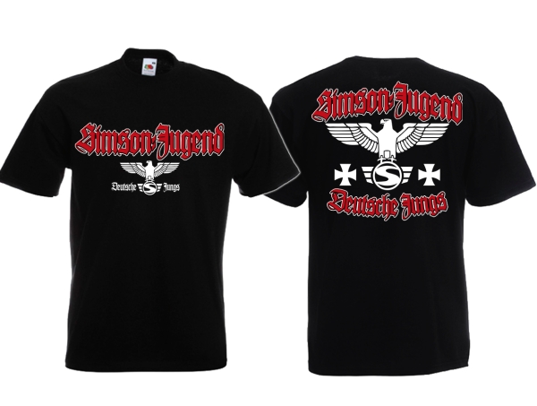 T-Hemd - SJ - Deutsche Jungs - schwarz
