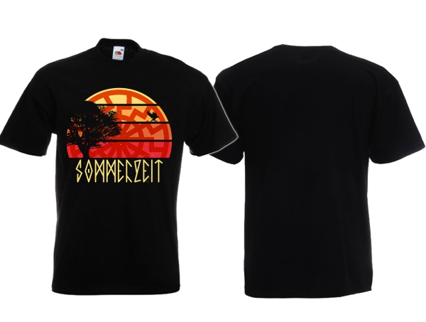 Frauen T-Shirt - Sommerzeit - Schwarze Sonne Frauen T-Shirt - Sommerzeit - Schwarze Sonne