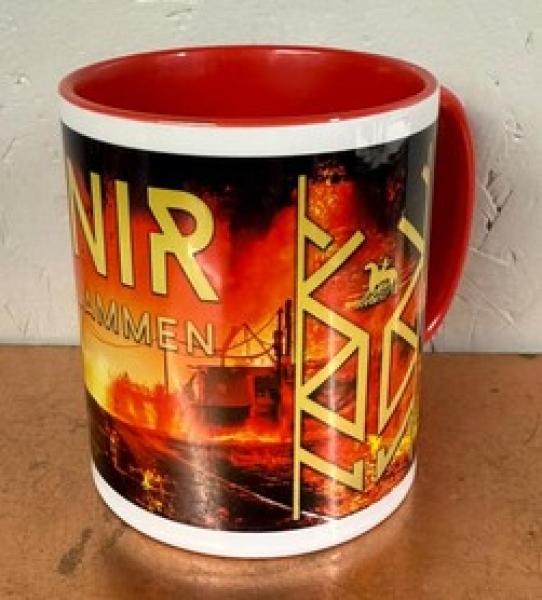 Tasse - rot - Sleipnir - Die Welt in Flammen - Motiv 1 Tasse - rot - Sleipnir - Die Welt in Flammen - Motiv 1