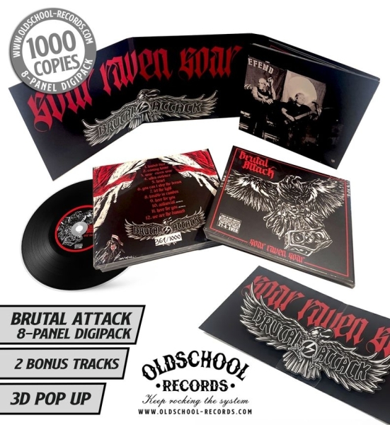 Brutal Attack – Soar Raven Soar - Digipack Brutal Attack – Soar Raven Soar - Digipack