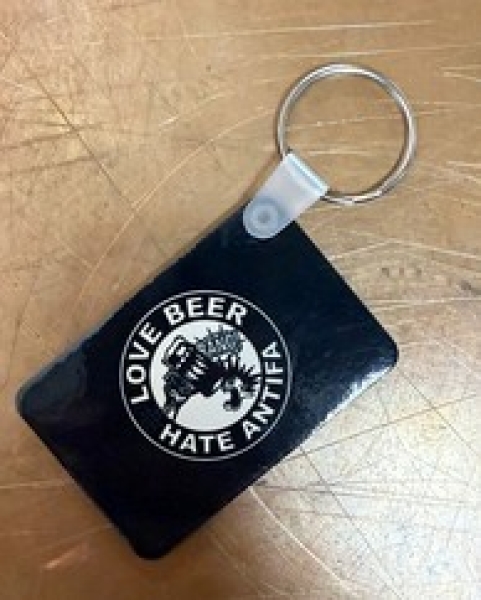 Schlüsselanhänger - KM - Love Beer Hate Antifa Schlüsselanhänger - KM - Love Beer Hate Antifa