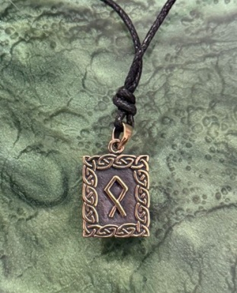 Runen Amulett - Othala - Bronze SBR - 024 Runen Amulett - Othala - Bronze SBR - 024