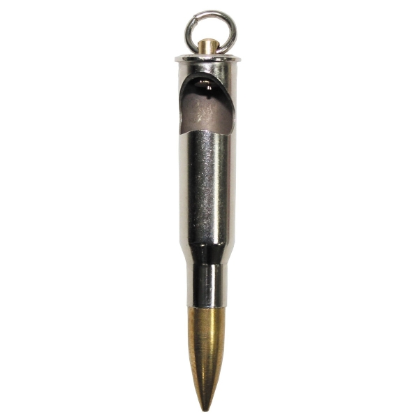 Schlüsselanhänger - Patrone "Mosin" - mit Flaschenöffner silber Farbe - 28247 - Schlüsselanhänger - Patrone "Mosin" - mit Flaschenöffner silber Farbe - 28247 -